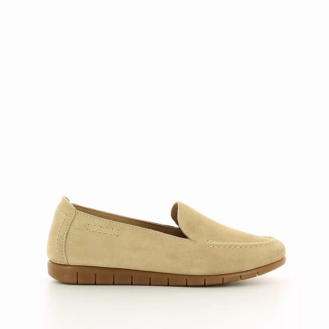 Image (2) de la chaussures Diabolo Studio - Mocassins Taupe en Cuir nubuck