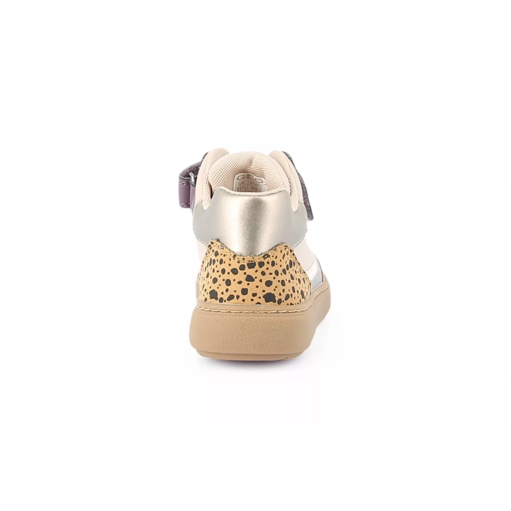 Image (3) de la chaussures Geox - Bottines Taupe en Cuir synthétique