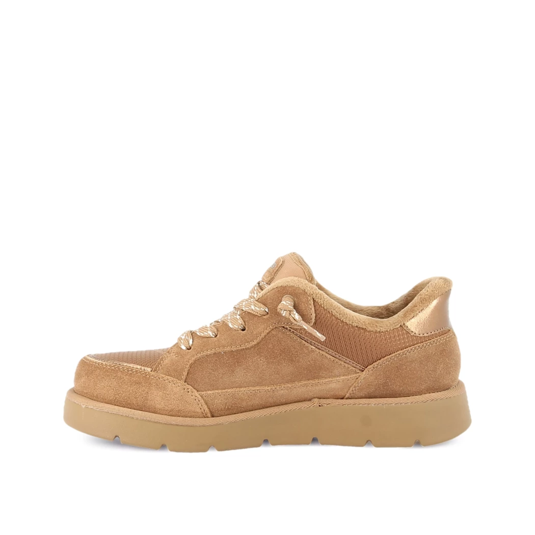 Image (4) de la chaussures Skechers - Baskets Cuir naturel / Cognac en Cuir synthétique