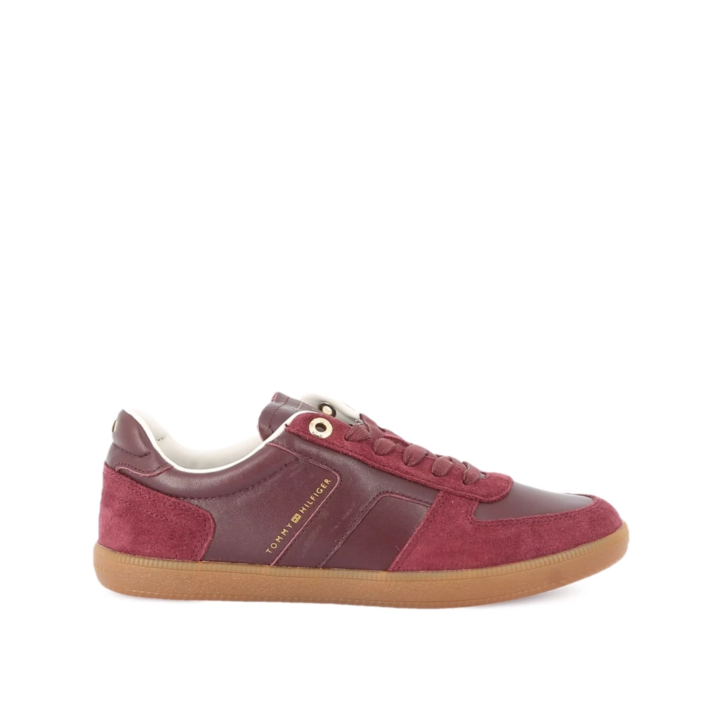 Image (2) de la chaussures Tommy Hilfiger - Baskets Bordeaux en Cuir