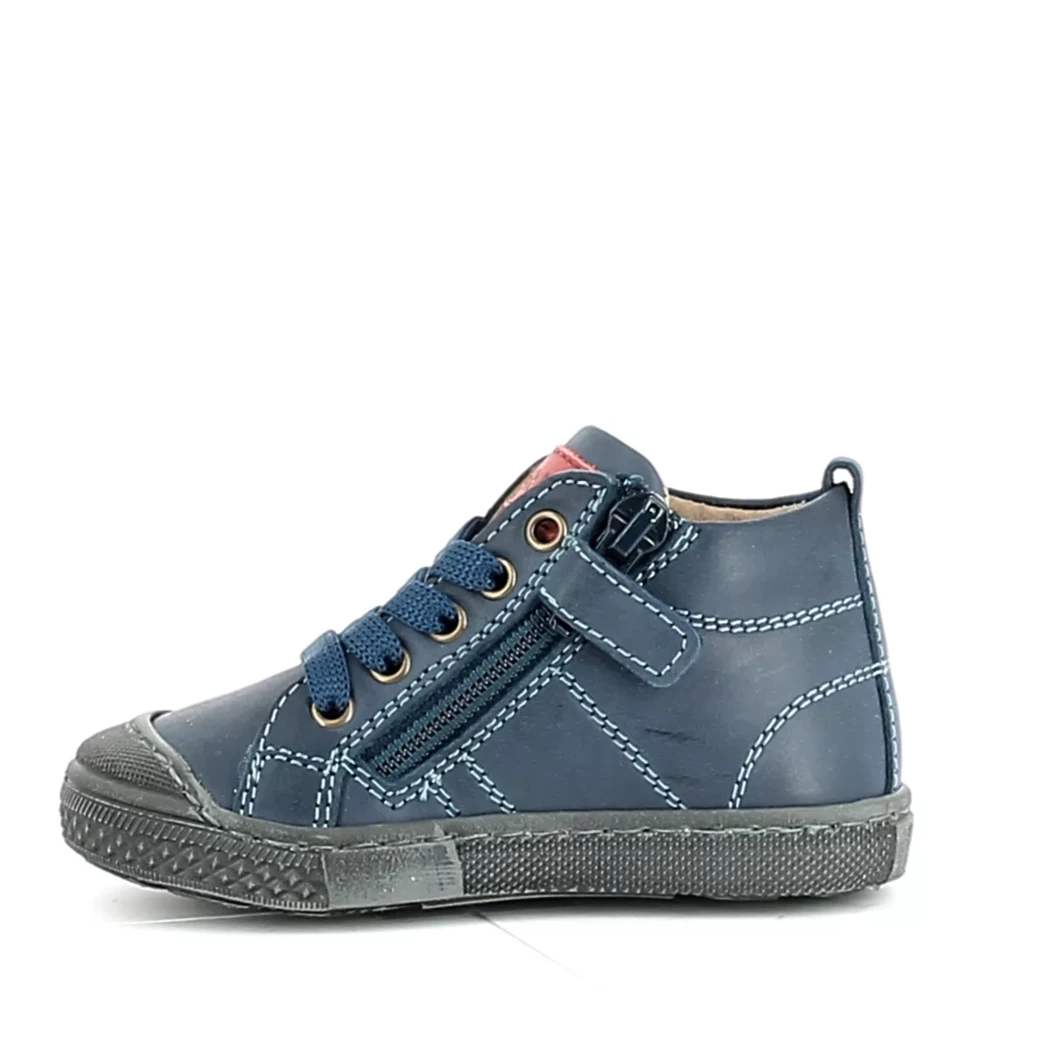 Image (4) de la chaussures CPS - Bottines Bleu en Cuir