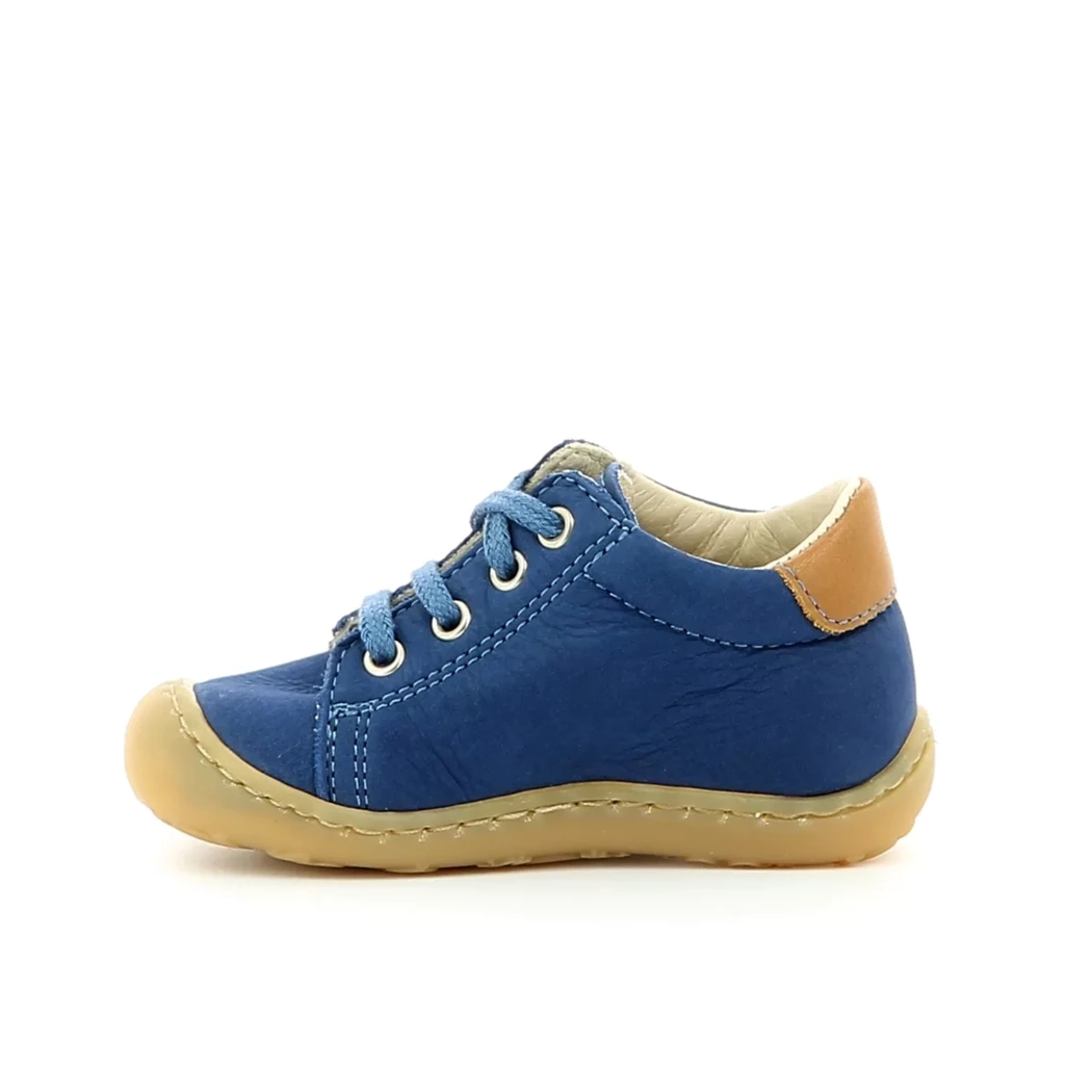 Image (4) de la chaussures Bopy - Bottines Bleu en Cuir nubuck