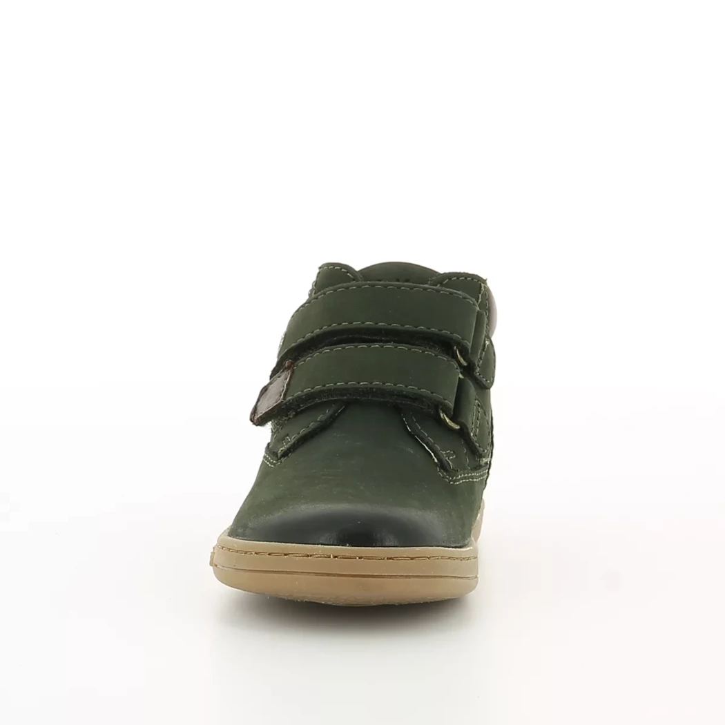 Image (5) de la chaussures Kickers - Bottines Vert en Cuir nubuck