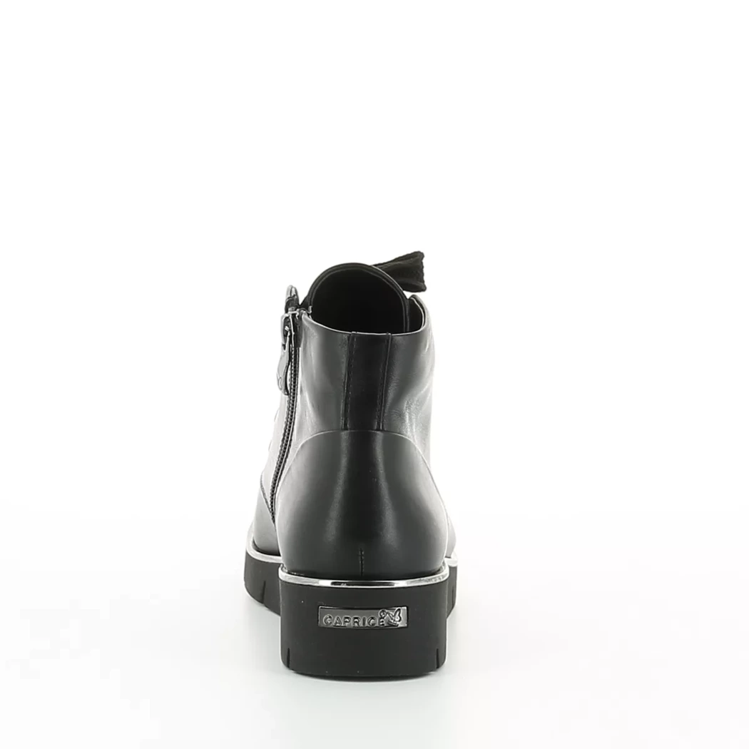 Image (3) de la chaussures Caprice - Bottines Noir en Cuir