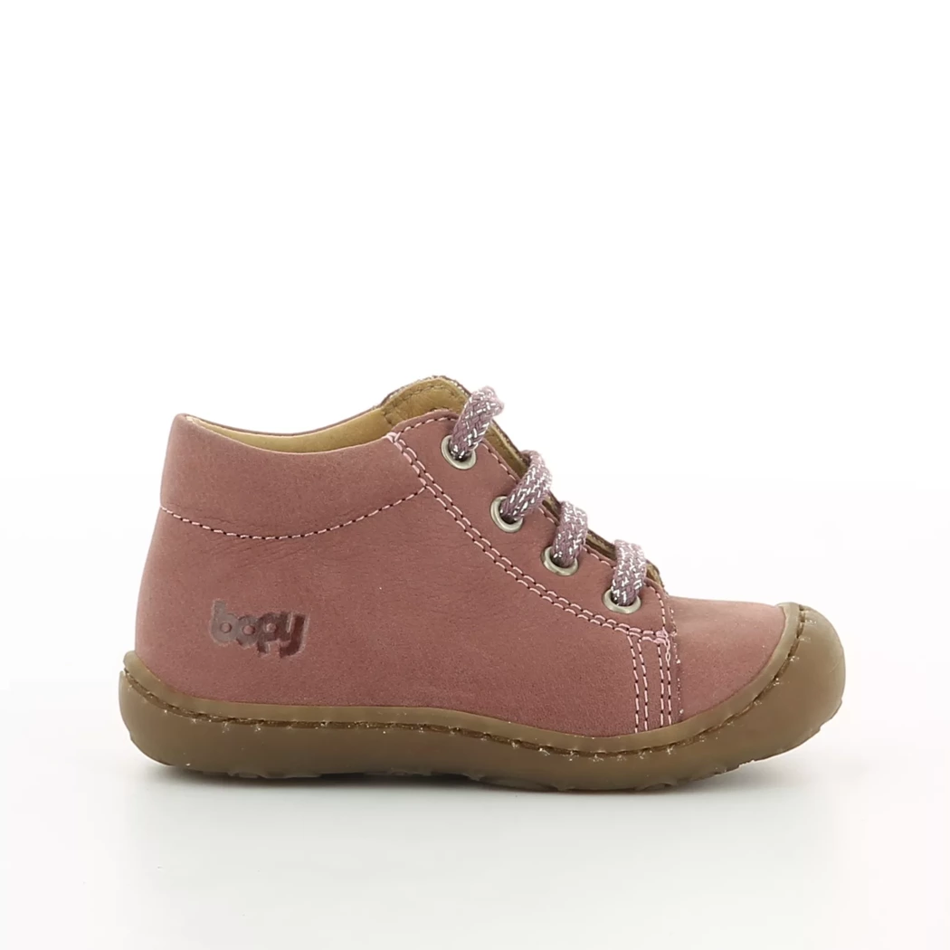 Image (2) de la chaussures Bopy - Bottines Rose en Cuir nubuck