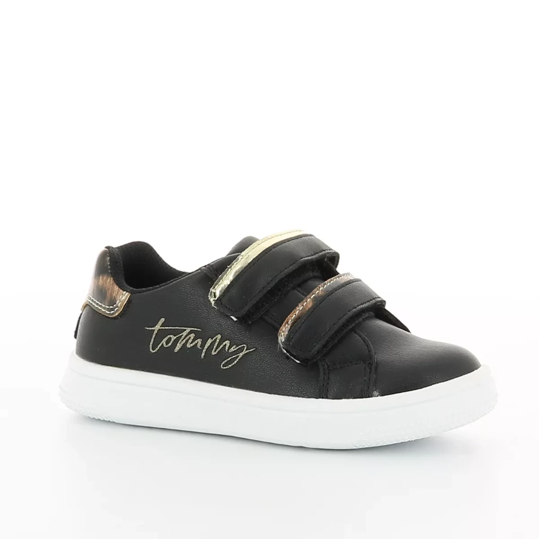 Image (1) de la chaussures Tommy Hilfiger - Chaussures à velcro Noir en Cuir synthétique
