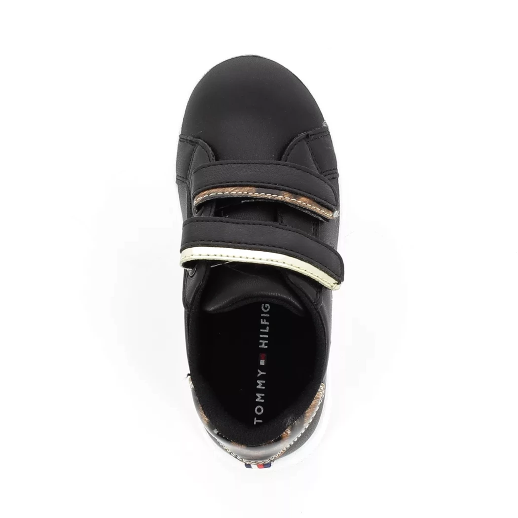 Image (6) de la chaussures Tommy Hilfiger - Chaussures à velcro Noir en Cuir synthétique