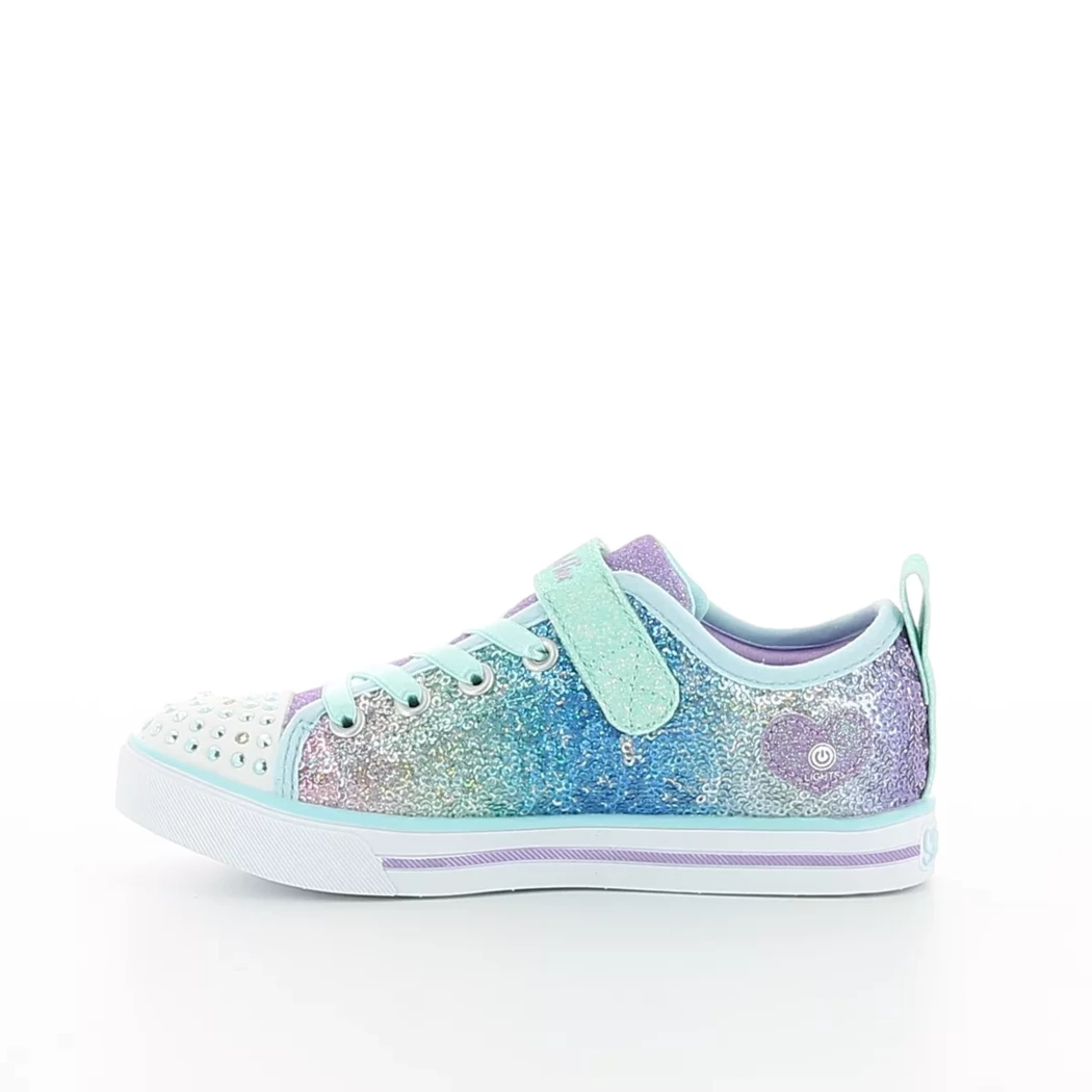 Image (4) de la chaussures Skechers - Baskets Violet / Lilas en Textile