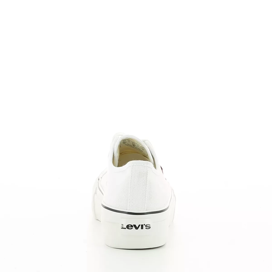 Image (3) de la chaussures Levi's - Baskets Blanc en Textile