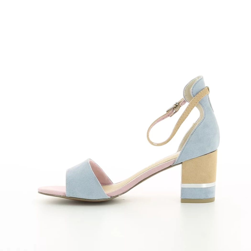 Image (4) de la chaussures Marco Tozzi - Sandales et Nu-Pieds Bleu en Cuir synthétique