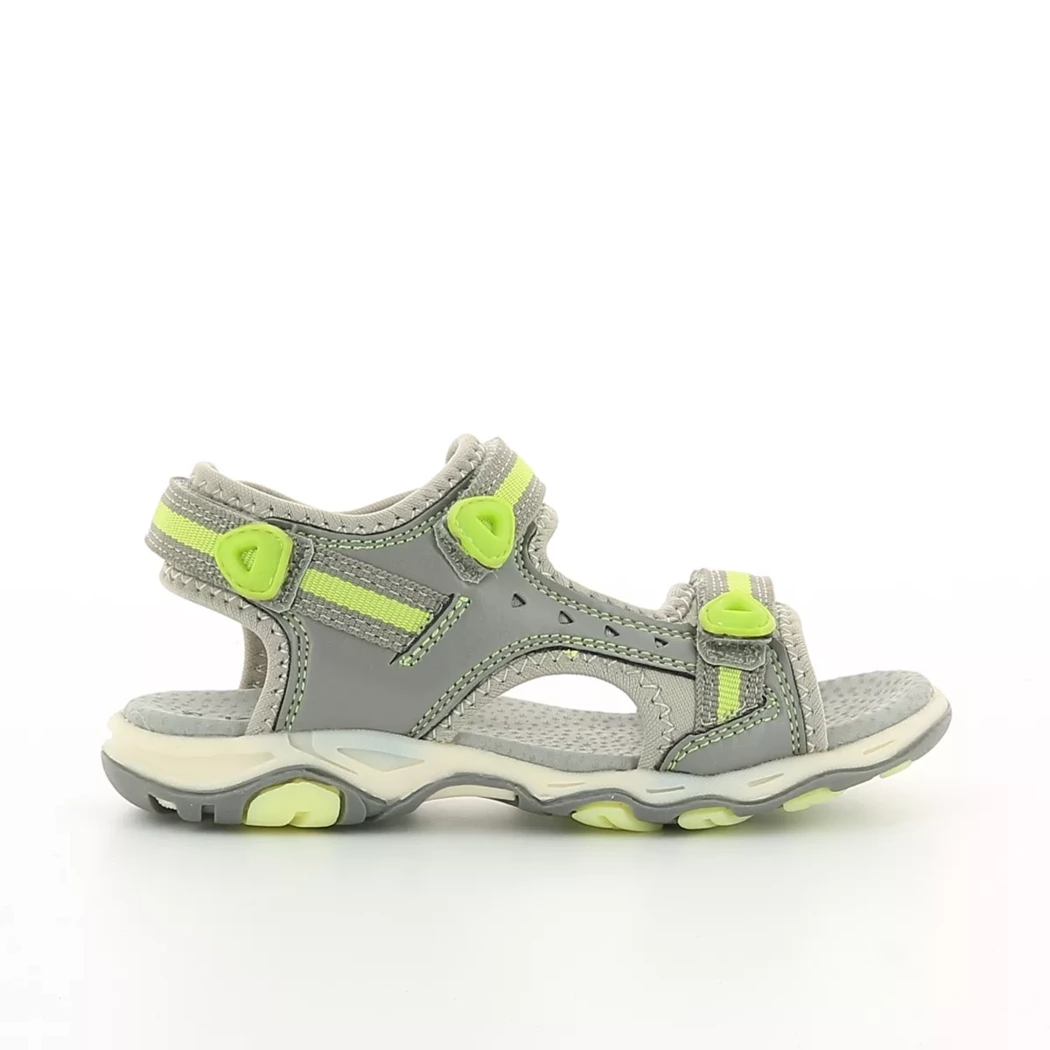 Image (2) de la chaussures Kickers - Sandales et Nu-Pieds Gris en Cuir synthétique