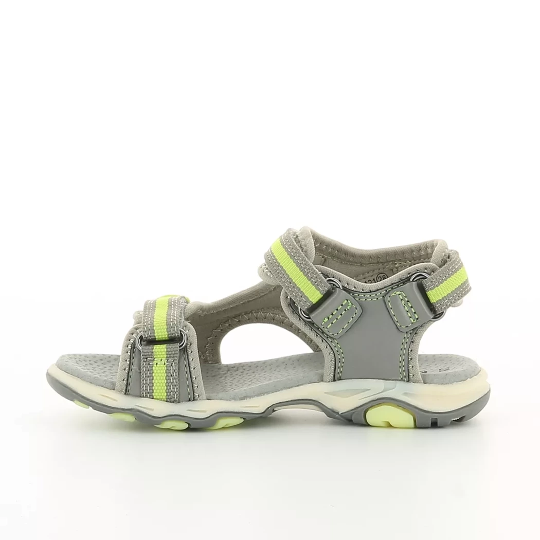 Image (4) de la chaussures Kickers - Sandales et Nu-Pieds Gris en Cuir synthétique