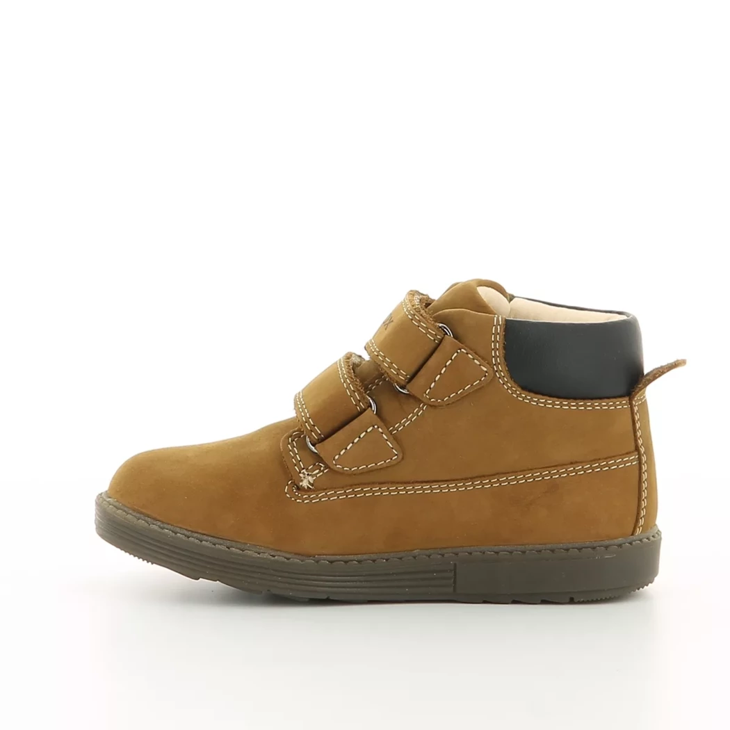 Image (4) de la chaussures Geox - Bottines Cuir naturel / Cognac en Cuir nubuck