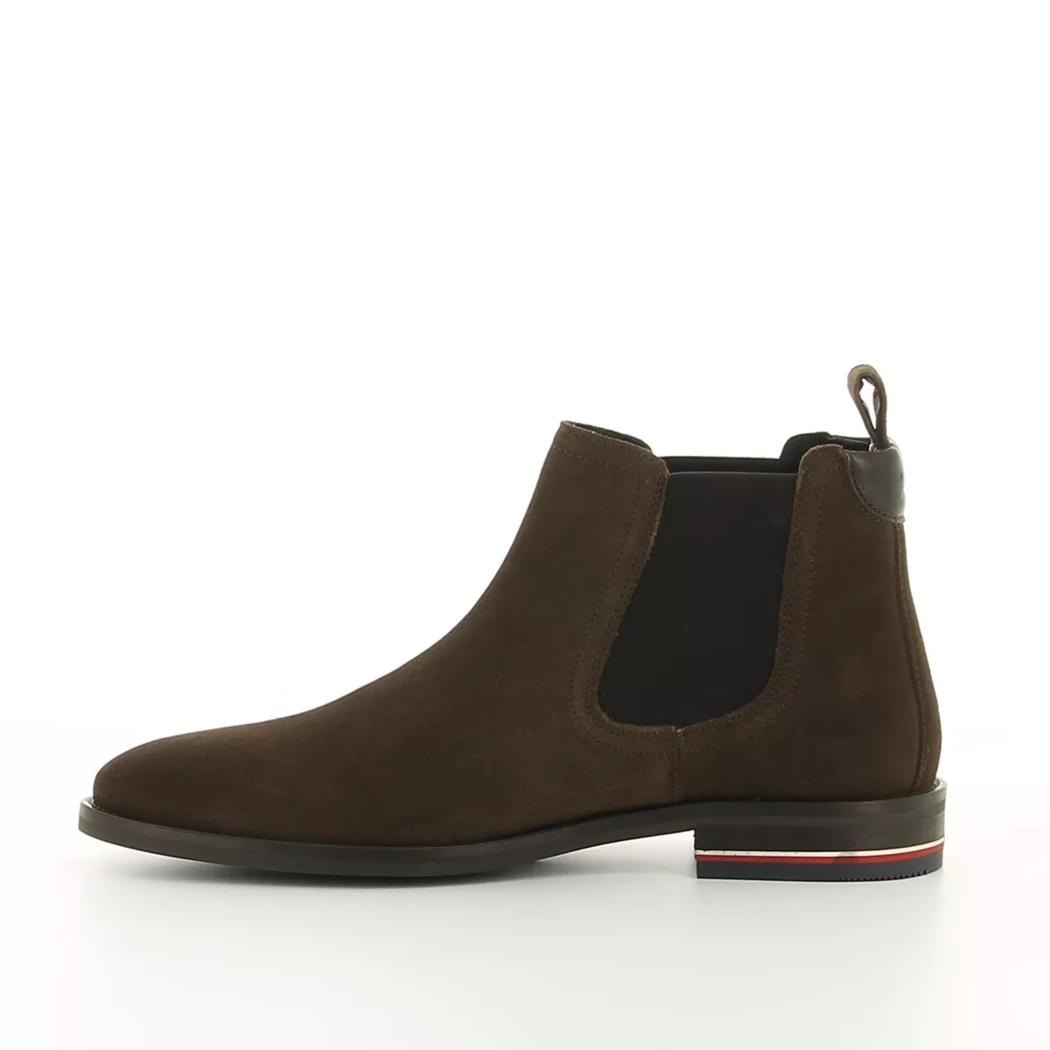 Image (4) de la chaussures Tommy jeans - Boots Marron en Cuir nubuck