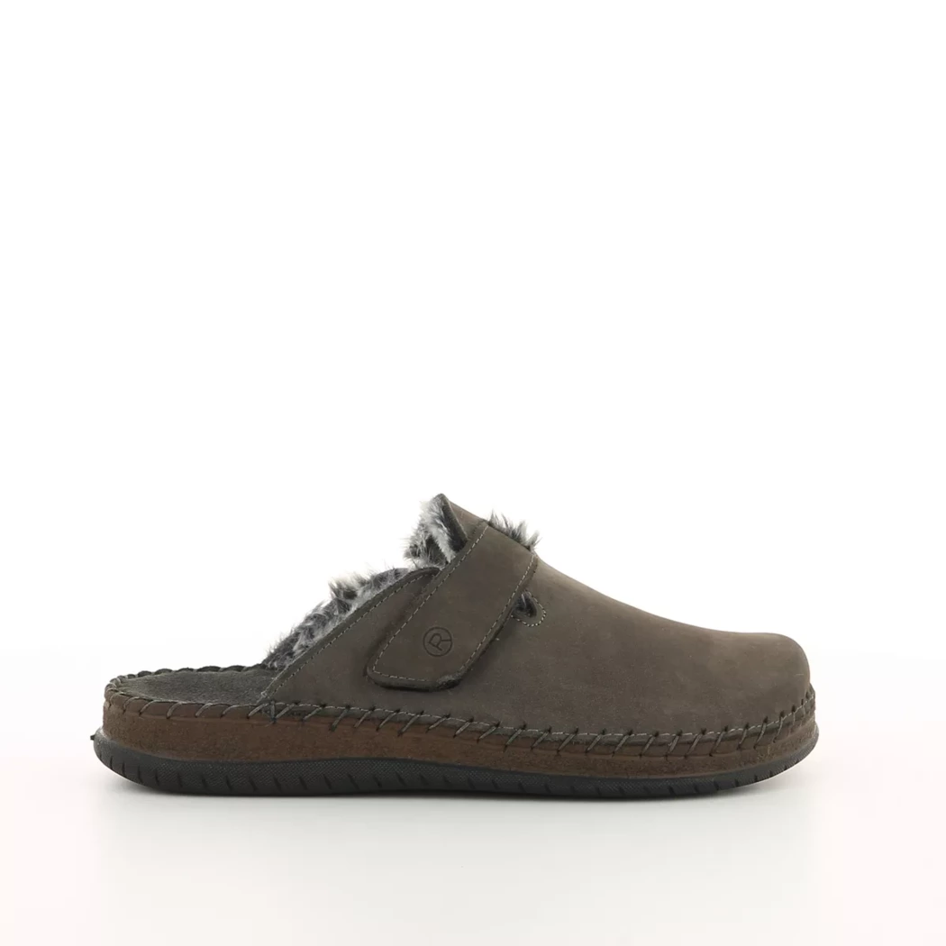 Image (2) de la chaussures Rohde - Pantoufles et Chaussons Marron en Cuir nubuck