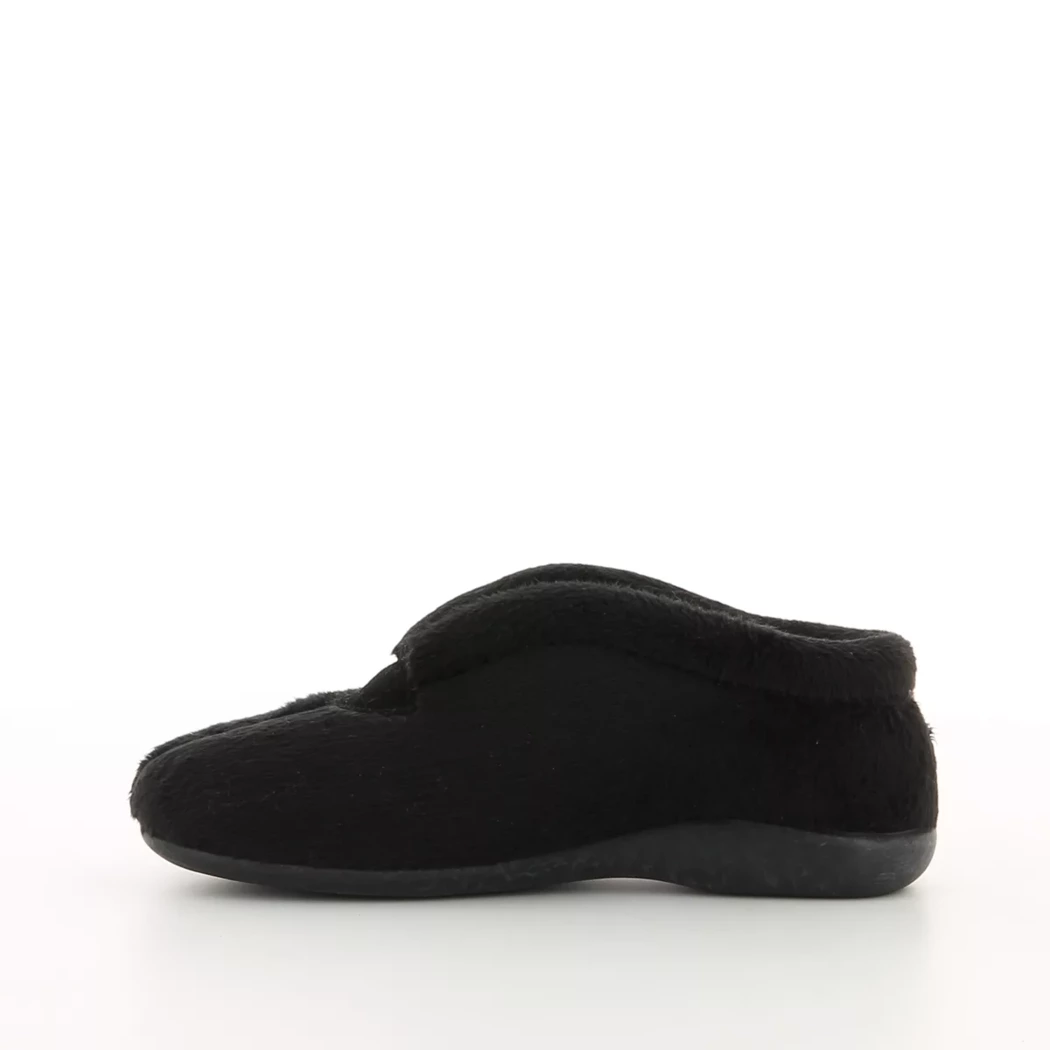 Image (4) de la chaussures Comfort Plus - Pantoufles et Chaussons Noir en Textile
