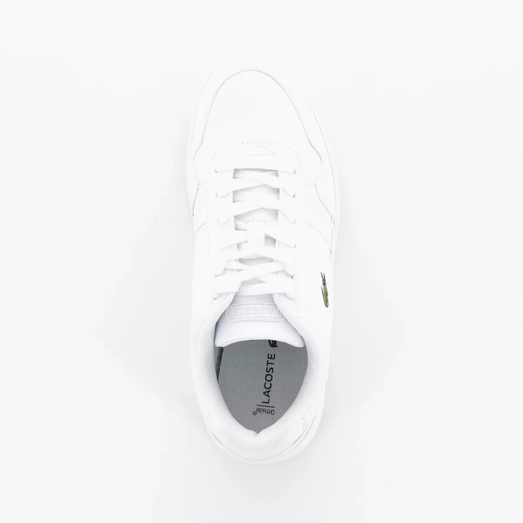 Image (6) de la chaussures Lacoste - Baskets Blanc en Cuir