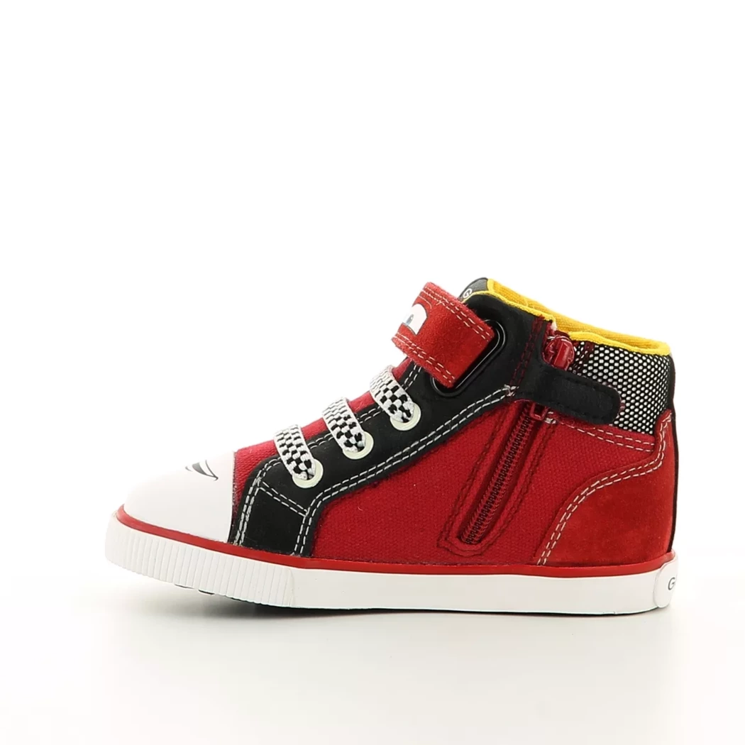 Image (4) de la chaussures Geox - Baskets Rouge en Textile