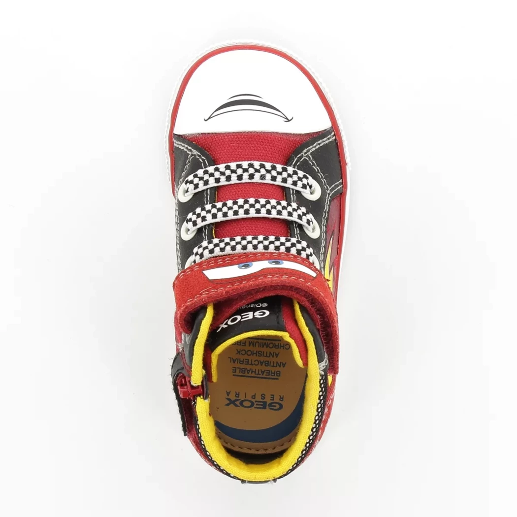Image (6) de la chaussures Geox - Baskets Rouge en Textile