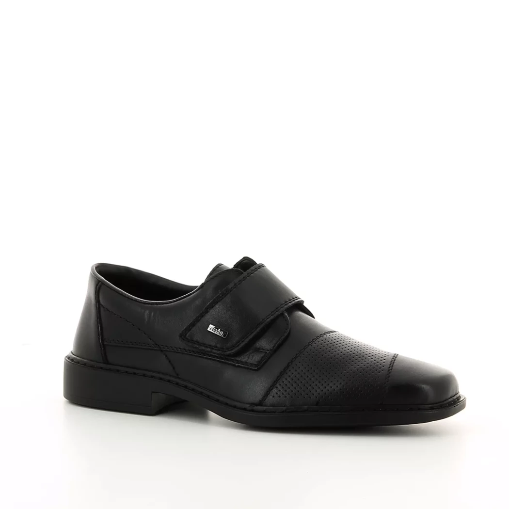 Image (1) de la chaussures Rieker - Chaussures à velcro Noir en Cuir