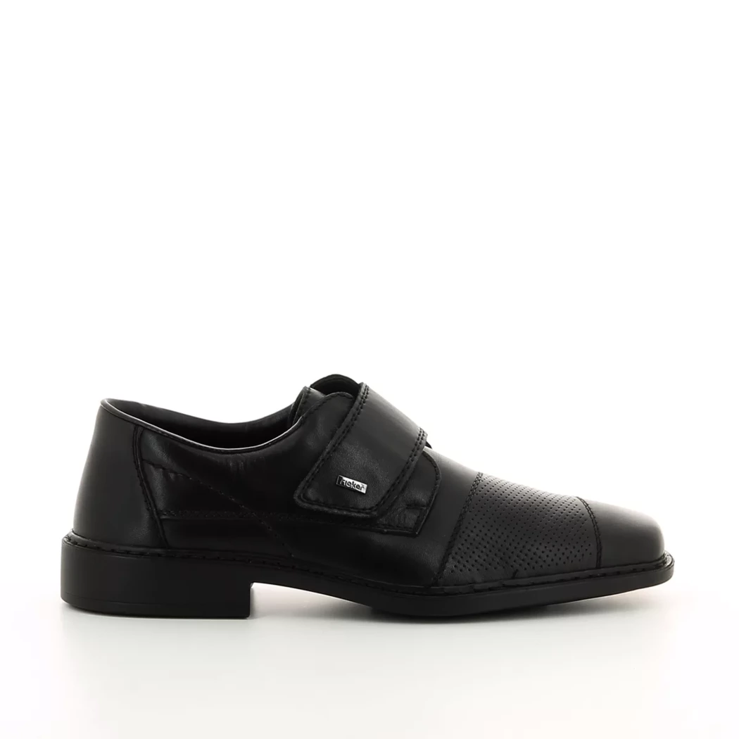 Image (2) de la chaussures Rieker - Chaussures à velcro Noir en Cuir