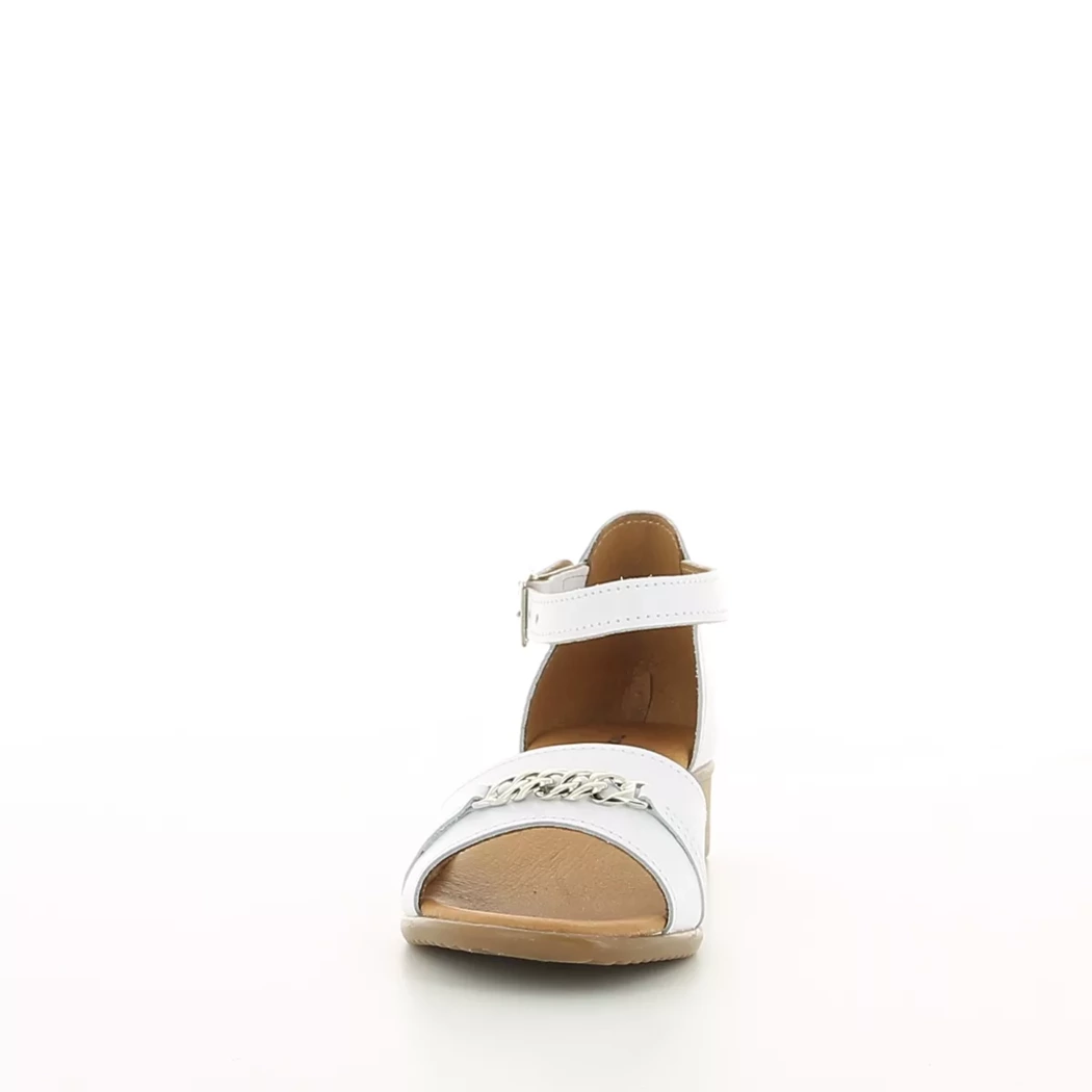 Image (5) de la chaussures Drakart - Sandales et Nu-Pieds Blanc en Cuir
