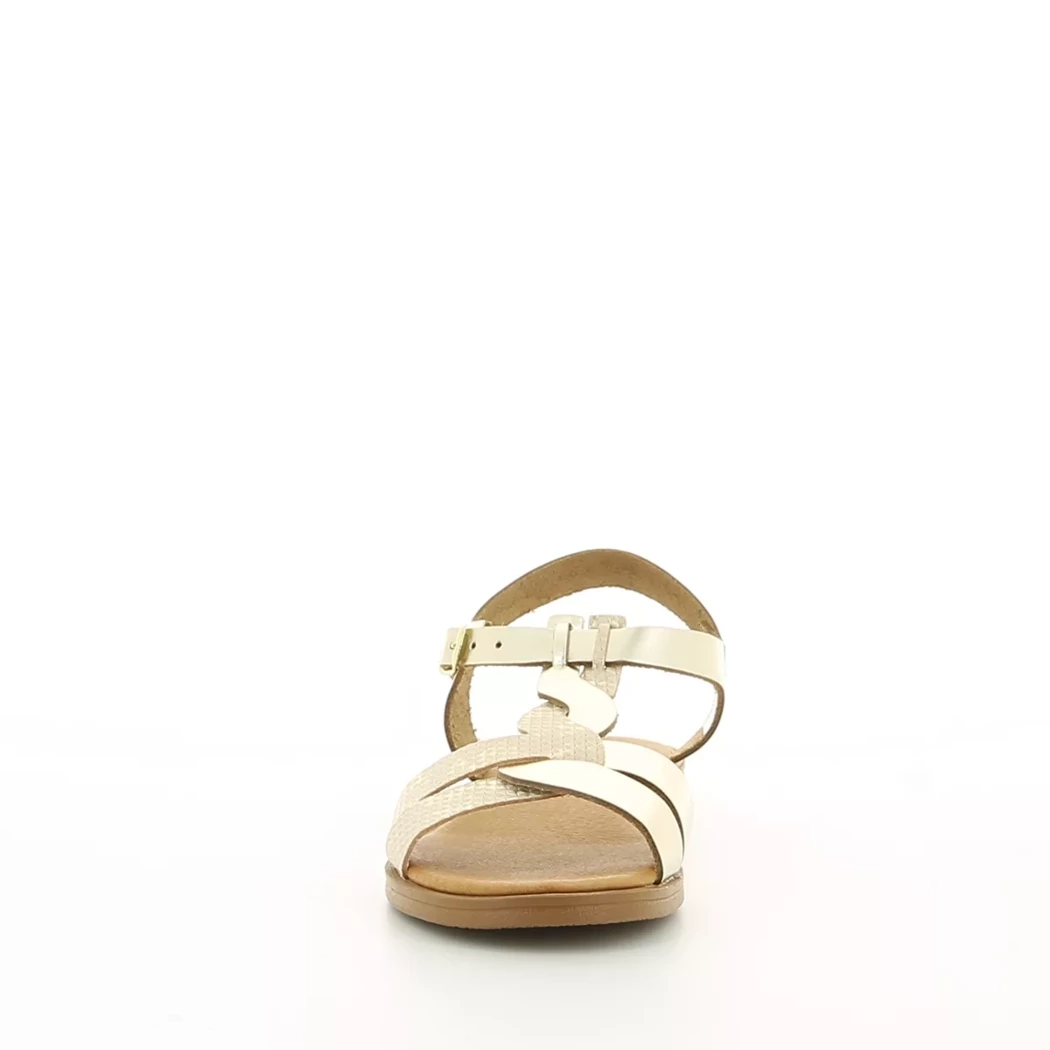 Image (5) de la chaussures Drakart - Sandales et Nu-Pieds Or / Bronze / Platine en Cuir