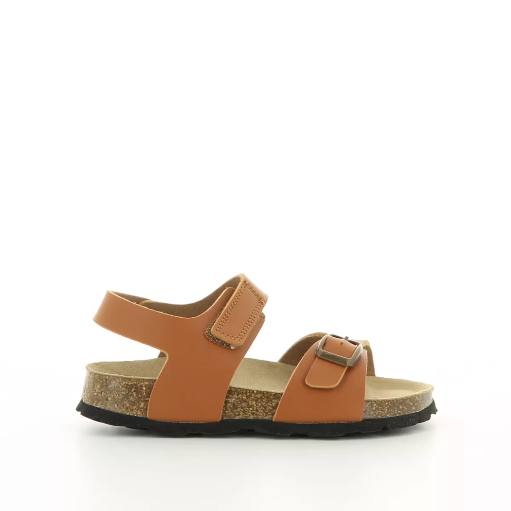 Image (2) de la chaussures Norvik - Sandales et Nu-Pieds Cuir naturel / Cognac en Cuir synthétique