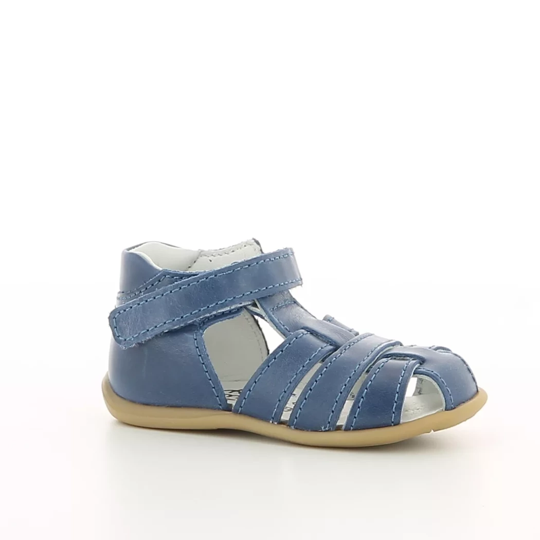 Image (1) de la chaussures Bellamy - Sandales et Nu-Pieds Bleu en Cuir