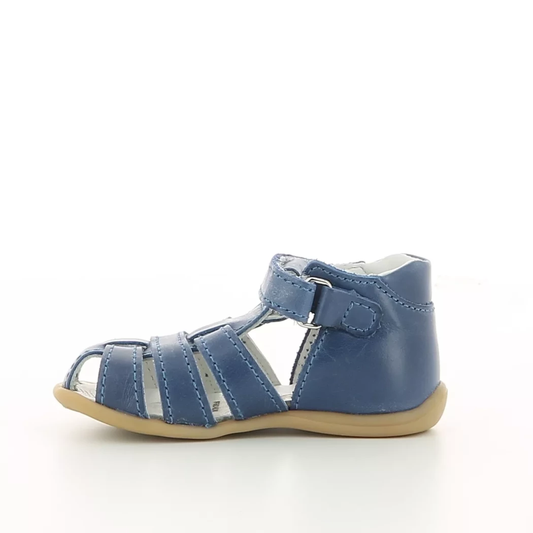 Image (4) de la chaussures Bellamy - Sandales et Nu-Pieds Bleu en Cuir