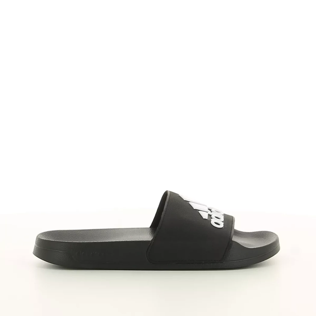 Image (2) de la chaussures Adidas - Tongs et Plage Noir en Caoutchouc