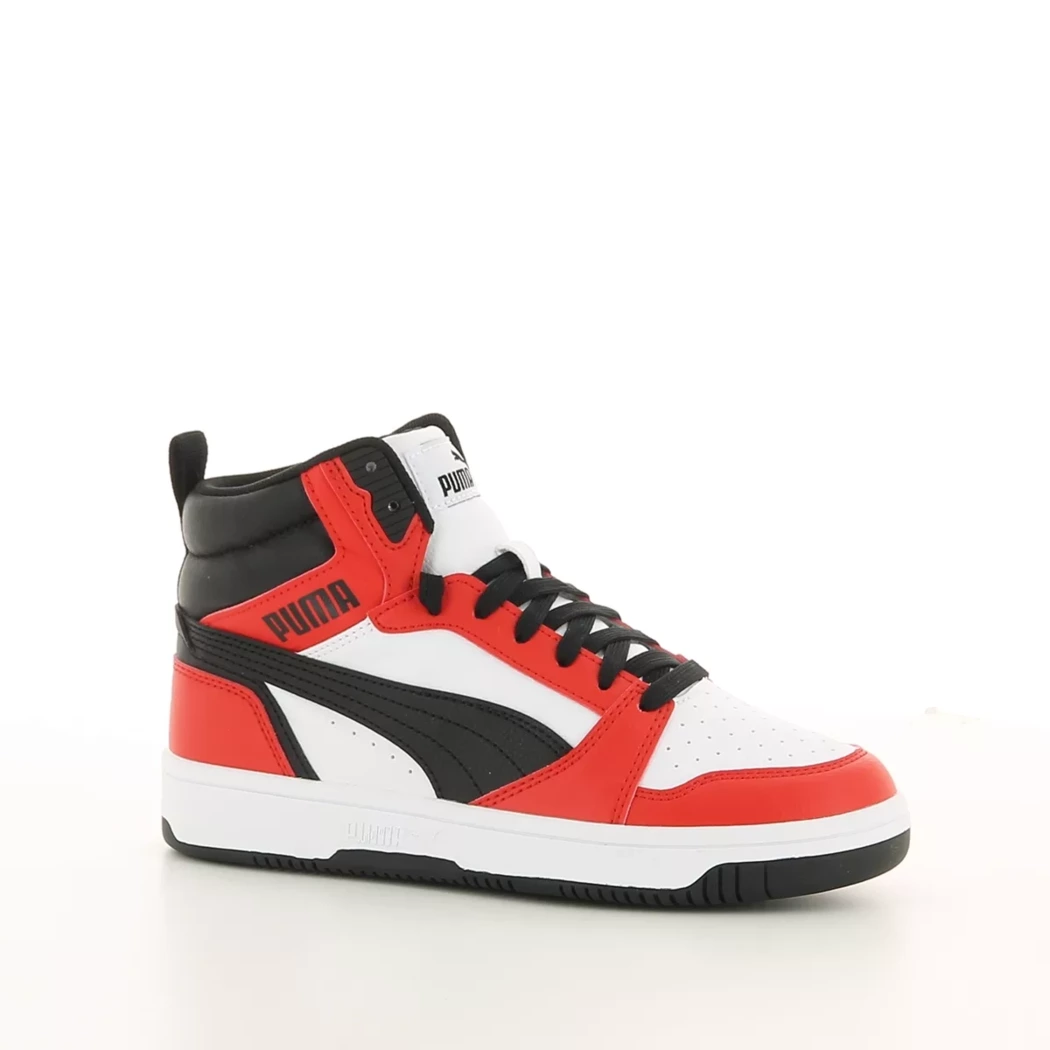 Image (1) de la chaussures Puma - Baskets Rouge en Cuir synthétique