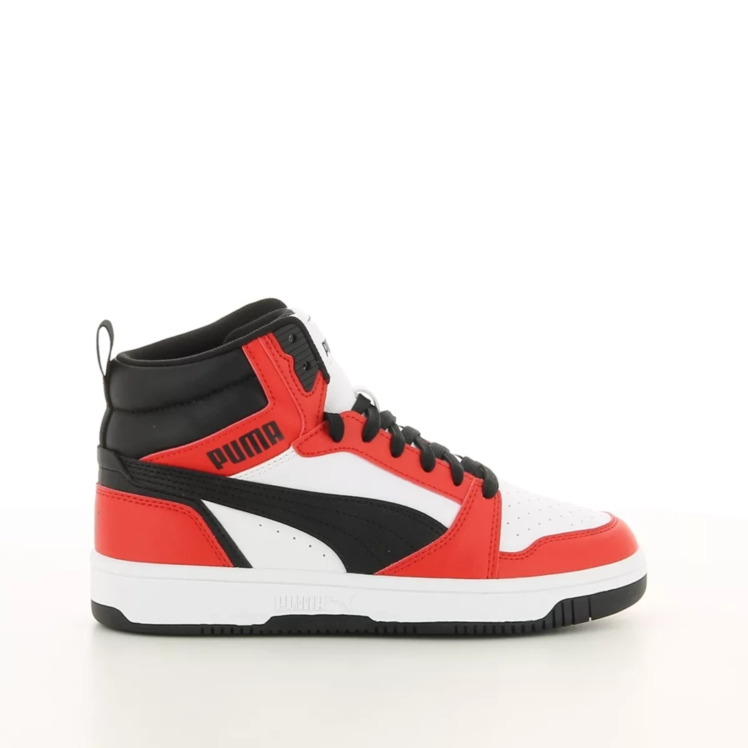 Image (2) de la chaussures Puma - Baskets Rouge en Cuir synthétique