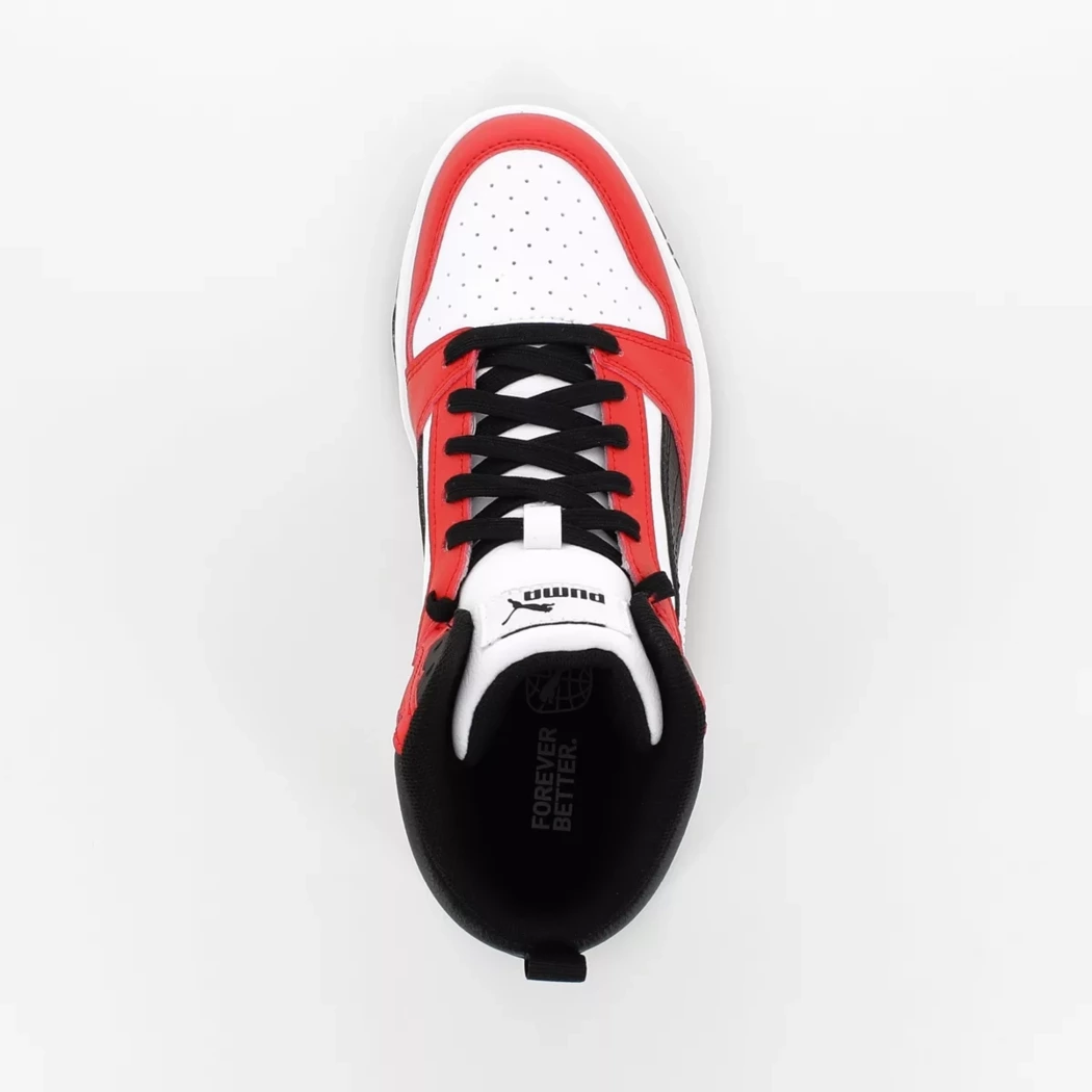 Image (6) de la chaussures Puma - Baskets Rouge en Cuir synthétique