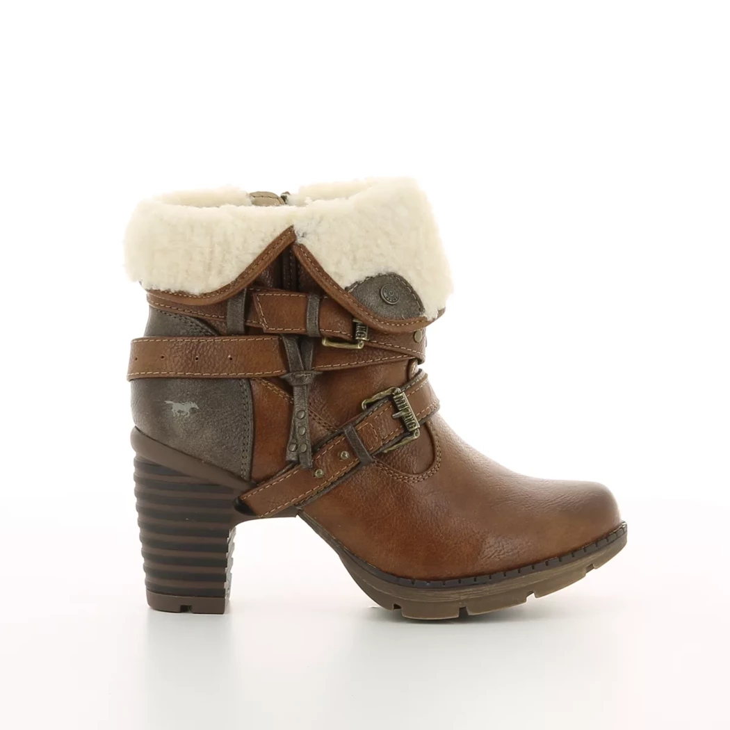 Image (2) de la chaussures Mustang - Boots Cuir naturel / Cognac en Cuir