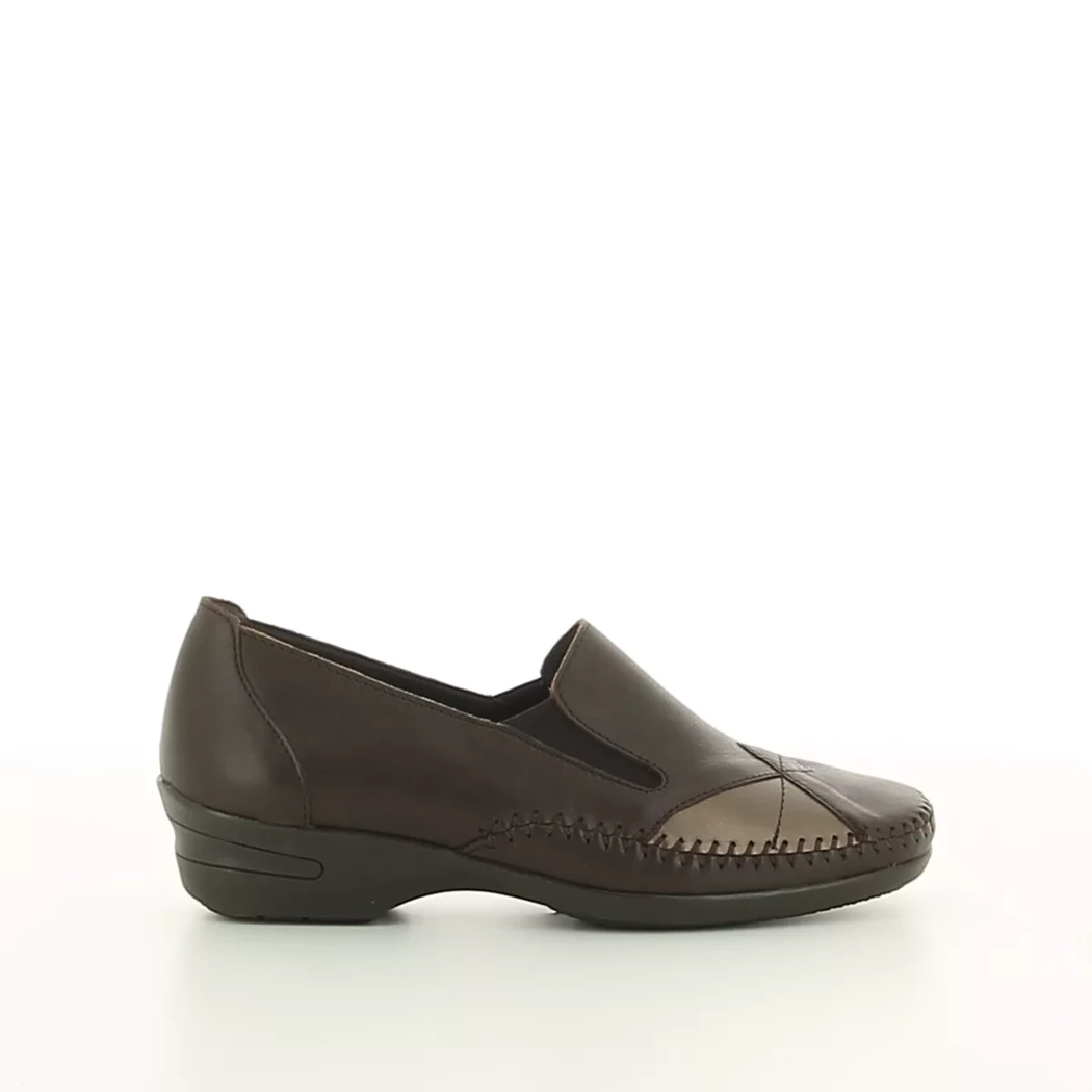 Image (2) de la chaussures Kiarflex - Mocassins Marron en Cuir