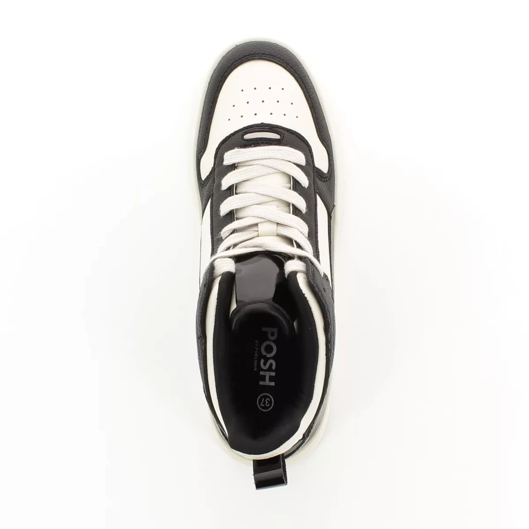 Image (6) de la chaussures Posh - Baskets Noir en Cuir synthétique