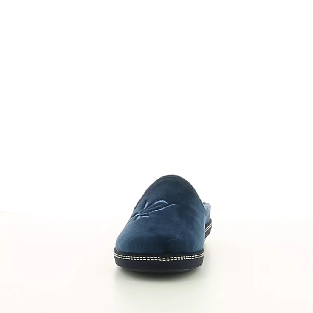 Image (5) de la chaussures La Maison de l'Espadrille - Pantoufles et Chaussons Bleu en Textile