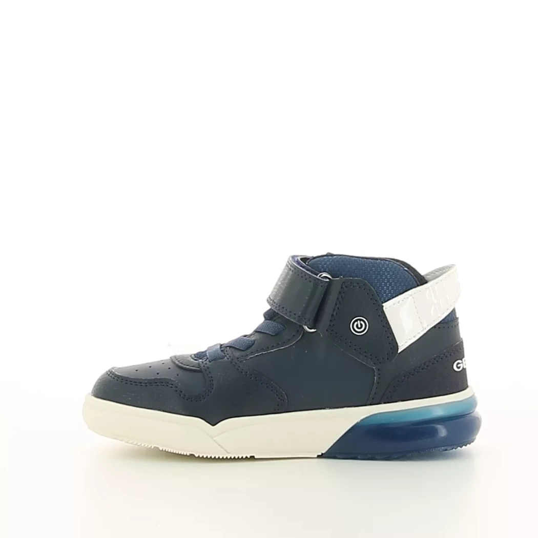 Image (4) de la chaussures Geox - Bottines Bleu en Cuir synthétique