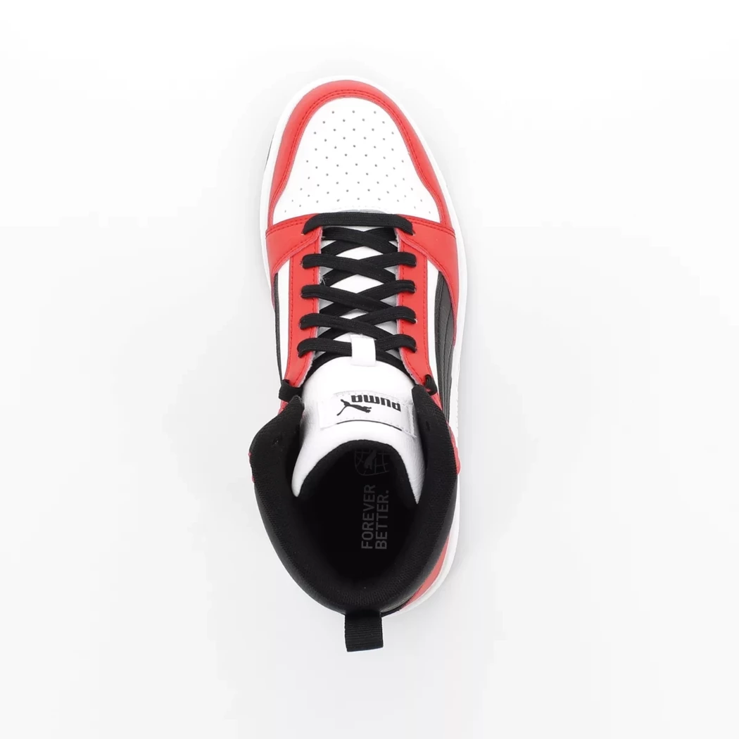 Image (6) de la chaussures Puma - Baskets Rouge en Cuir synthétique