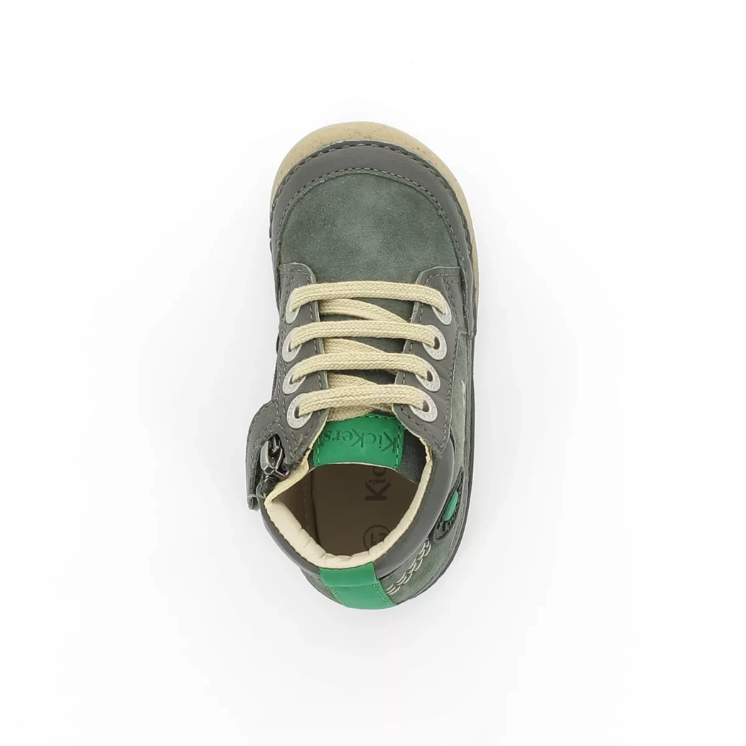 Image (6) de la chaussures Kickers - Bottines Vert en Cuir nubuck