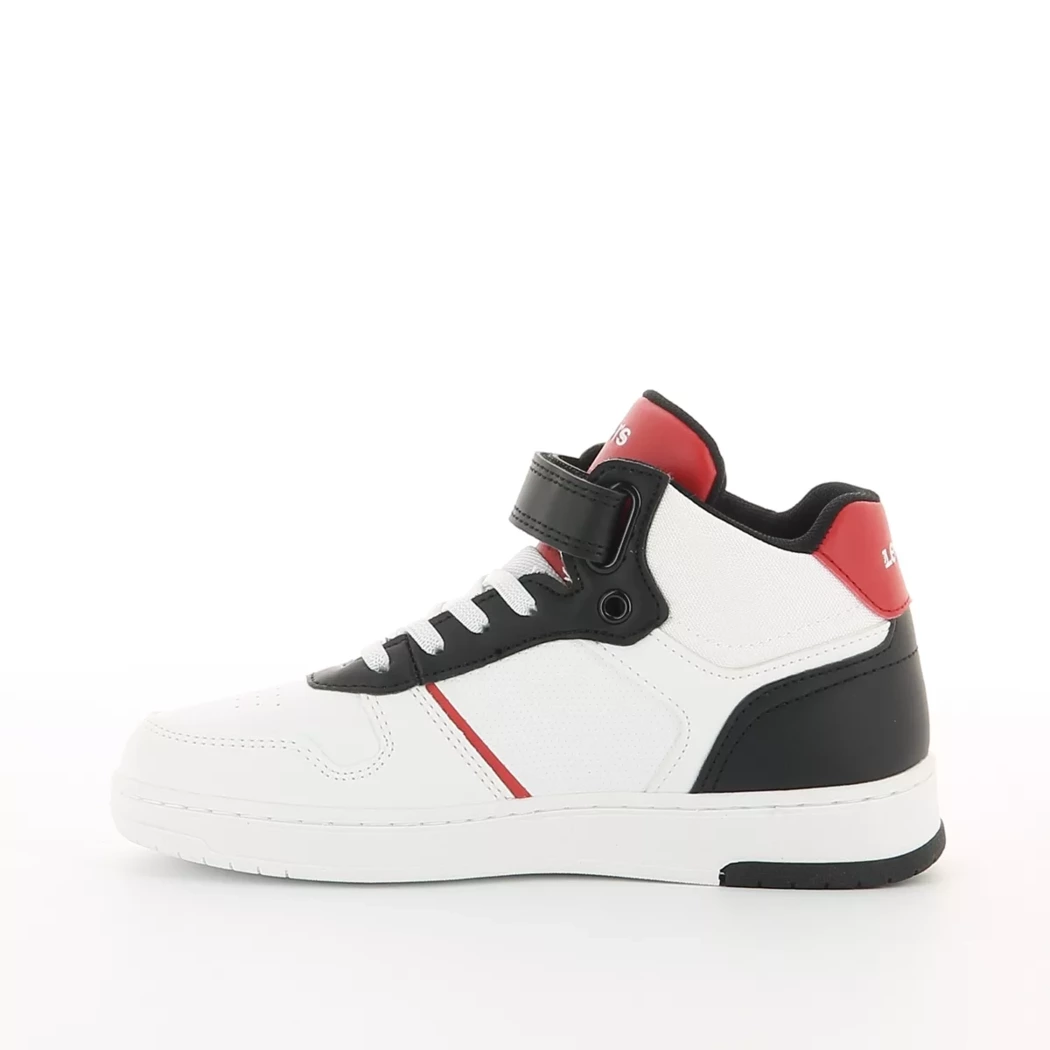 Image (4) de la chaussures Levi's - Baskets Noir en Cuir synthétique