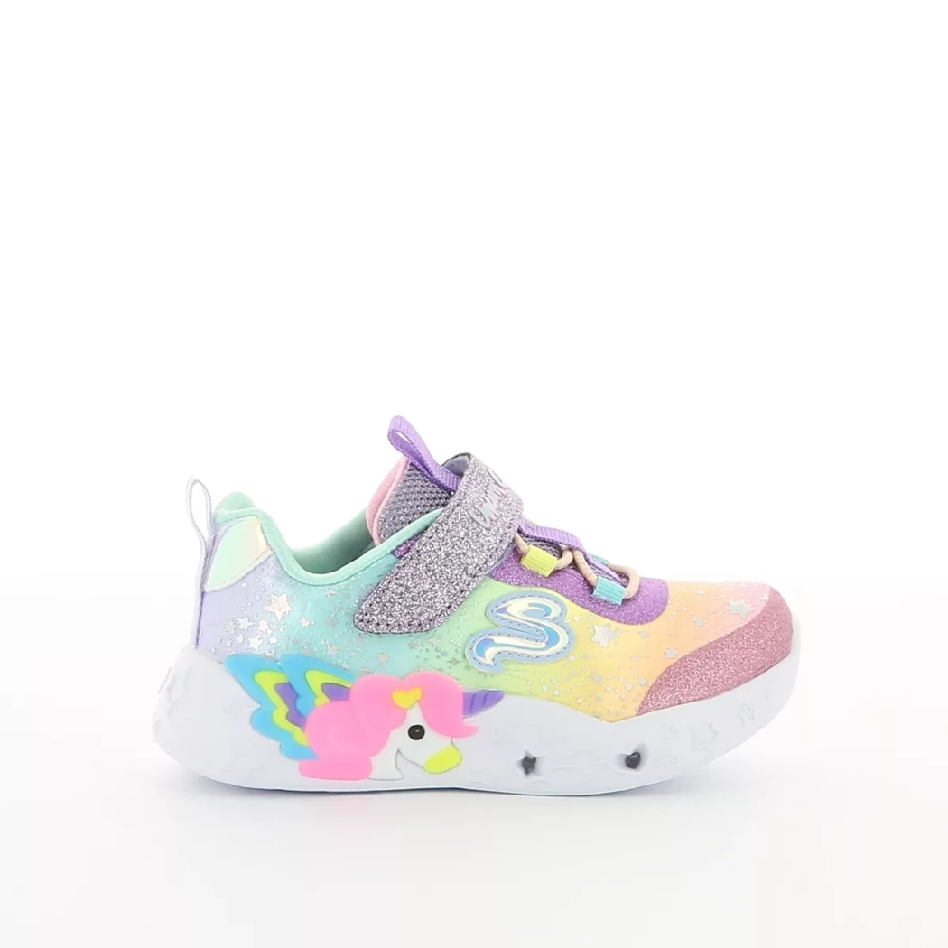 Image (2) de la chaussures Skechers - Baskets Multicolore en Textile