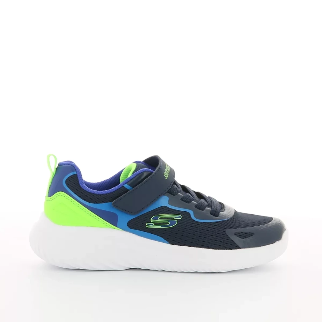 Image (2) de la chaussures Skechers - Baskets Bleu en Textile