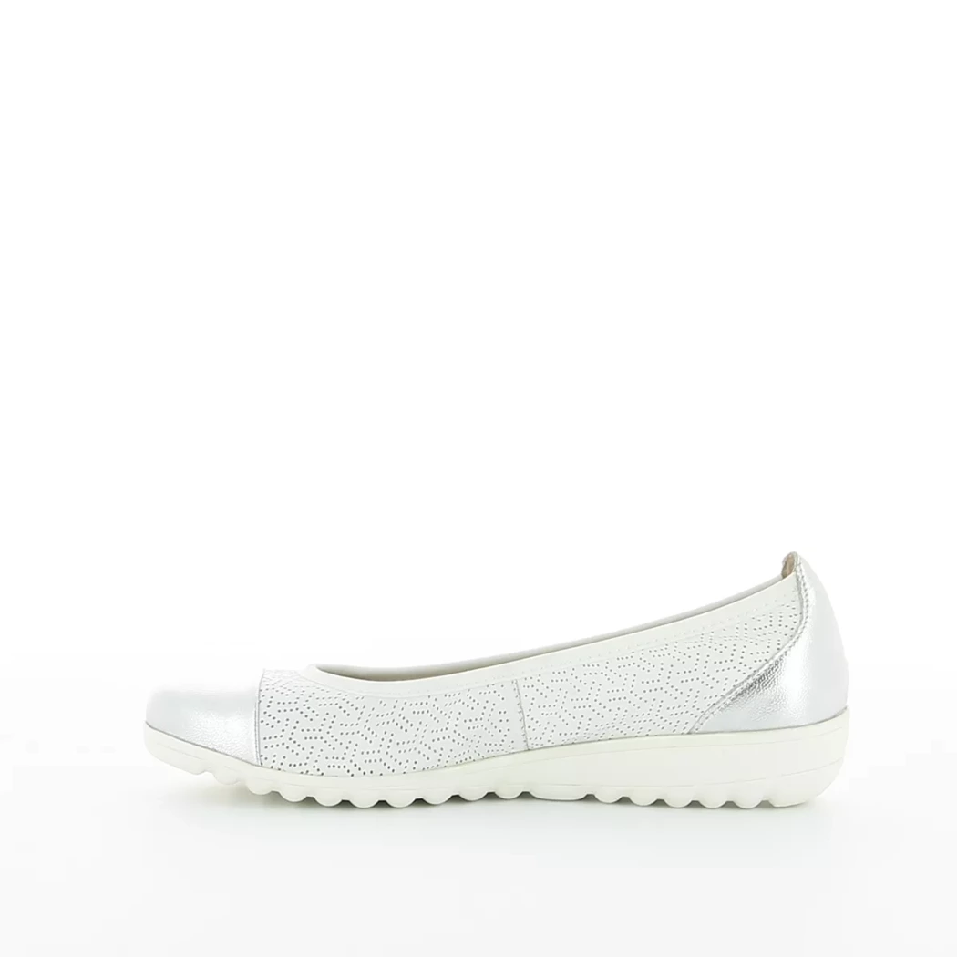 Image (4) de la chaussures Caprice - Ballerines Blanc en Cuir