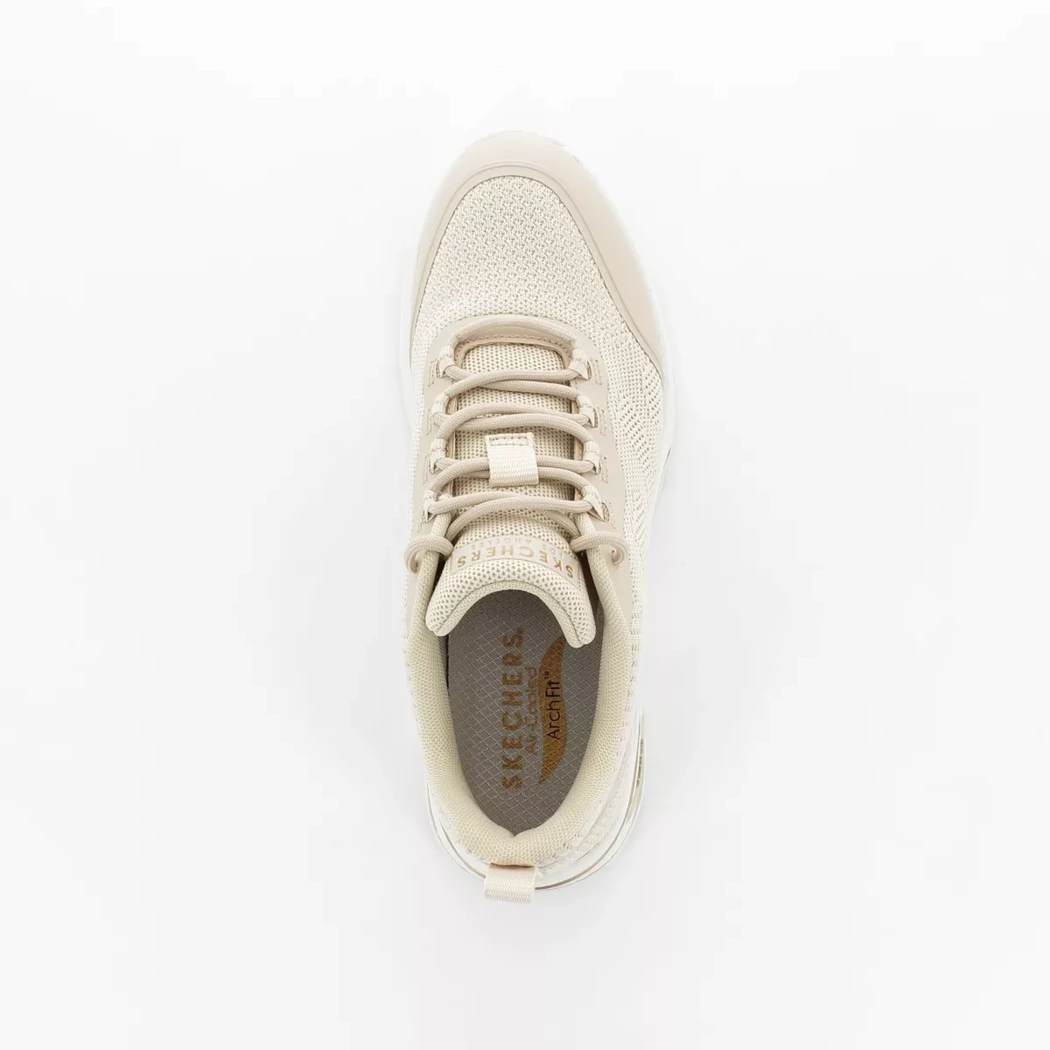 Image (6) de la chaussures Skechers - Baskets Beige en Textile