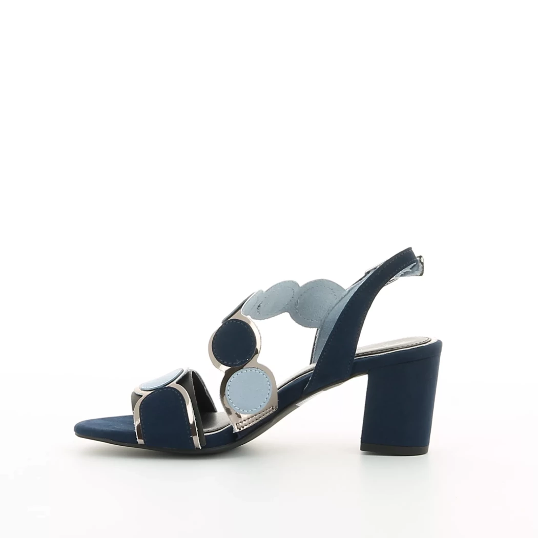 Image (4) de la chaussures Marco Tozzi - Sandales et Nu-Pieds Bleu en Cuir synthétique