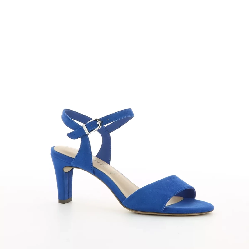 Image (1) de la chaussures Tamaris - Sandales et Nu-Pieds Bleu en Cuir synthétique