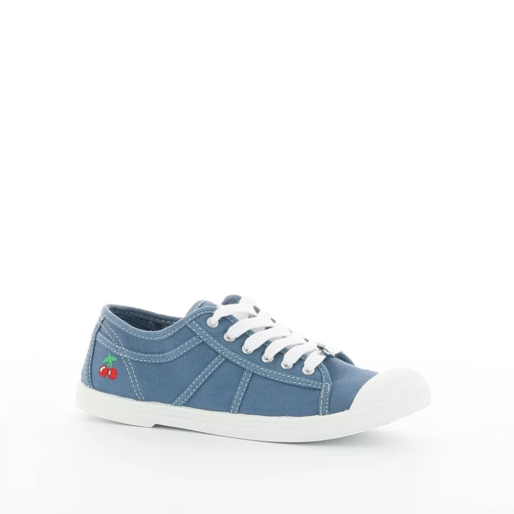 Image (1) de la chaussures Le Temps des Cerises - Baskets Bleu en Textile