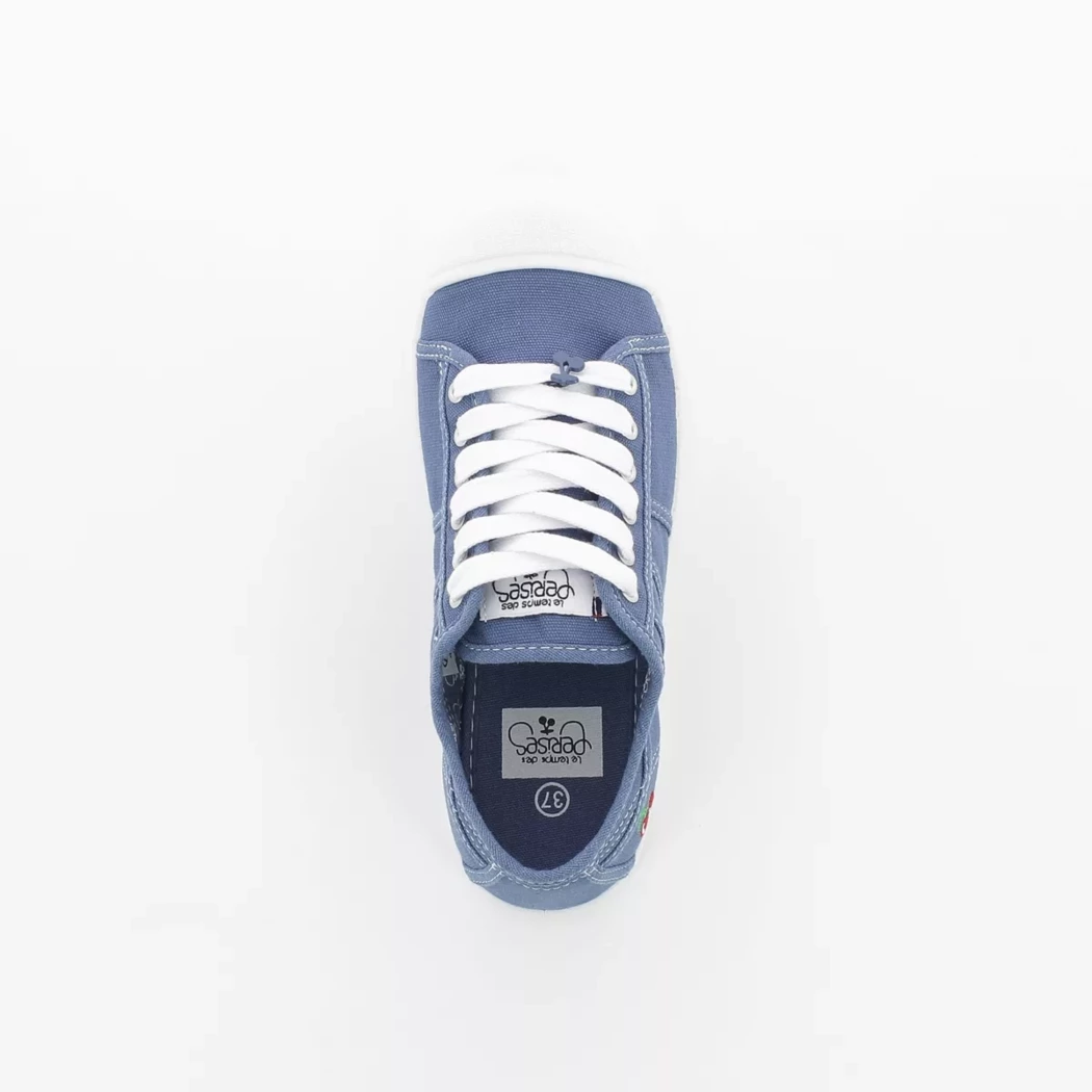 Image (6) de la chaussures Le Temps des Cerises - Baskets Bleu en Textile